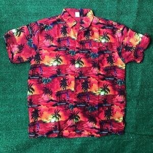 Paradise Tropical Button Up